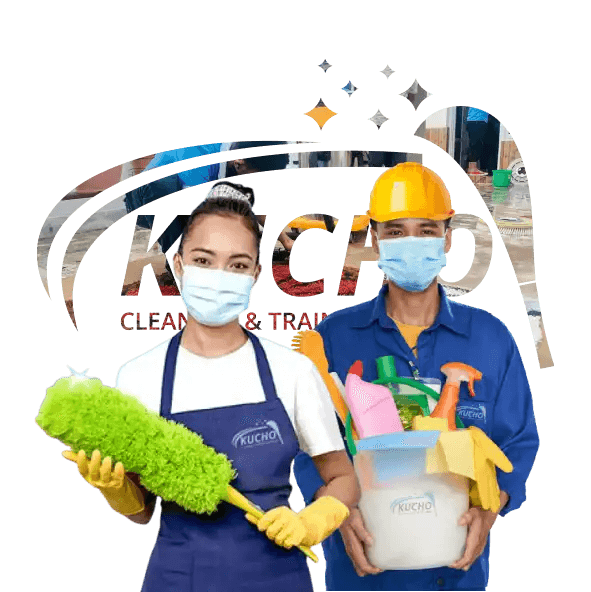 Pest control professional at work